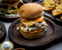 Cheesy juicy burgers